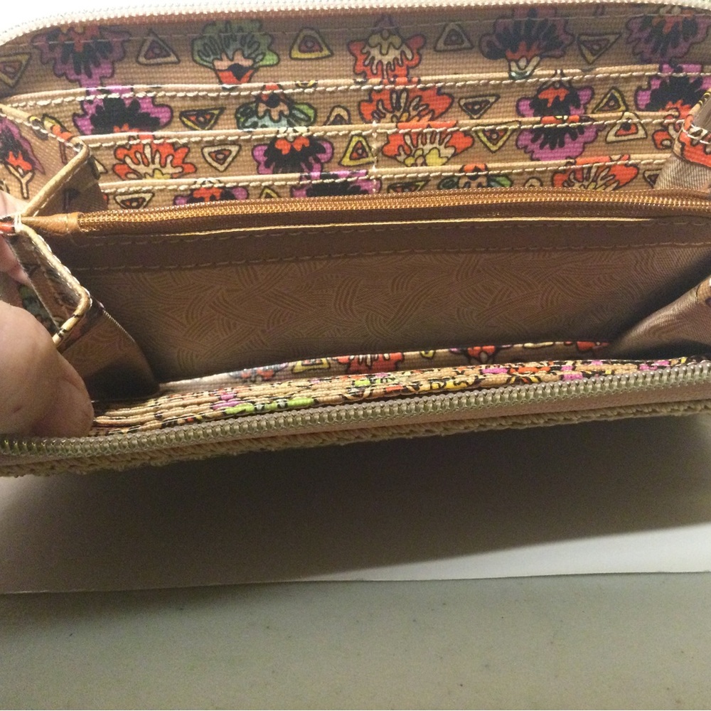 Sakroots Multicolored Design Coated Canvas Wallet… - image 6